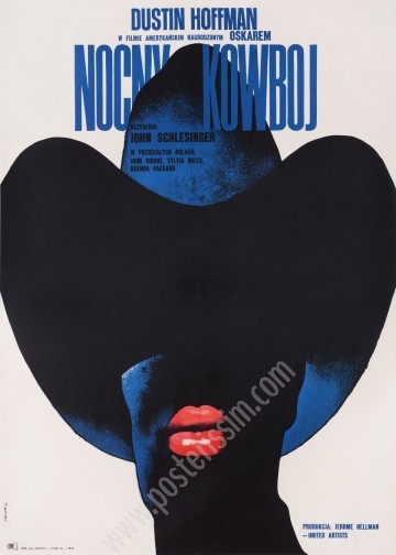 Affiche polonaise "Nocny Kowboj" – Midnight Cowboy 1973