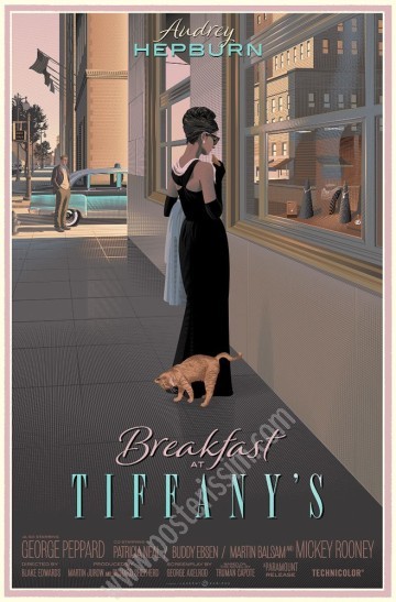 Breakfast at Tiffany’s Poster – Signed Limited Edition by Durieux