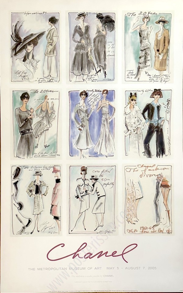 Affiche Chanel Vintage – Exposition MET 2005 | Rare & Iconique