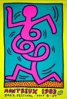 Triptyque Keith Haring Montreux 1983 – Affiches Vintage Rares