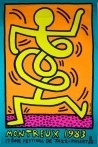 Triptyque Keith Haring Montreux 1983 – Affiches Vintage Rares