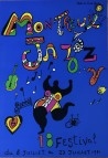 Affiche originale Montreux Jazz 1984 – Niki de Saint Phalle