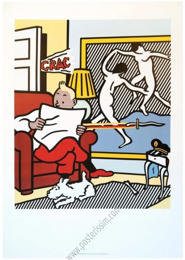 Tintin & Roy Lichtenstein