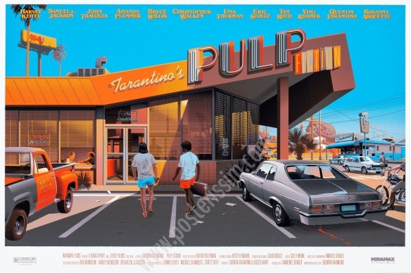 Affiche Pulp Fiction 2015 – Laurent Durieux | Sérigraphie cinéma collector  ?? META Description (FR)