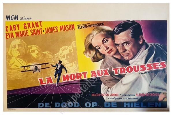 Affiche originale La mort aux trousses-posterissim