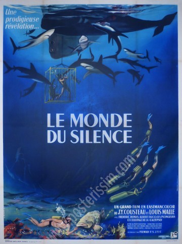Original Poster “The Silent World” – Cousteau 1956