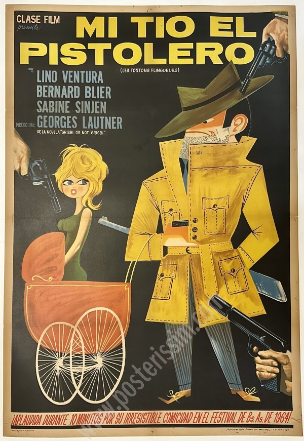 Les Tontons flingueurs | 1964 Argentine Poster