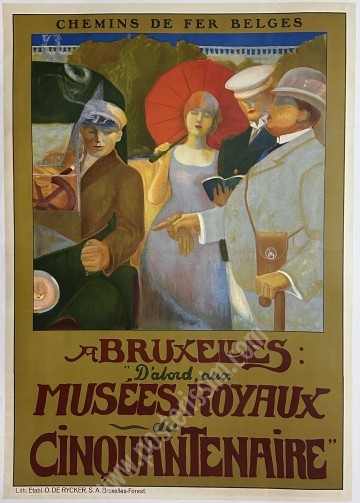 Affiche Bruxelles 1927 – Musées du Cinquantenaire | Posterissim