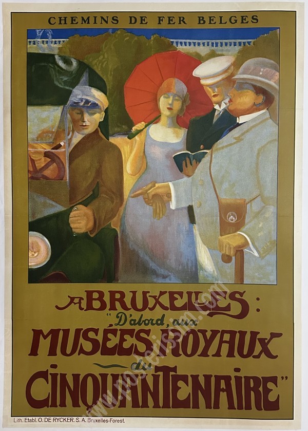 Brussels 1927 Poster – Cinquantenaire Museums | Posterissim