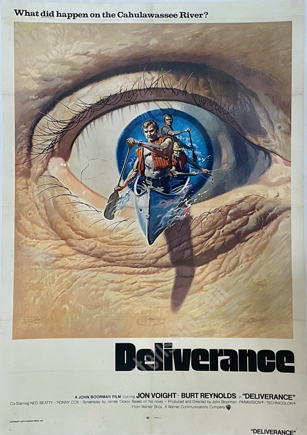 Affiche originale Deliverance (1972) – Poster cinéma culte vintage