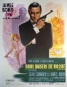 Affiche originale Bons Baisers de Russie 120×160 – James Bond 007 rare