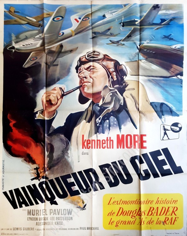 Affiche ancienne originale française Vainqueur du ciel-posterissim