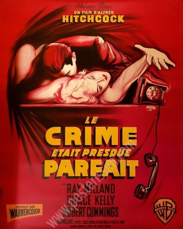 Affiche originale Le crime était presque parfait-posterissim