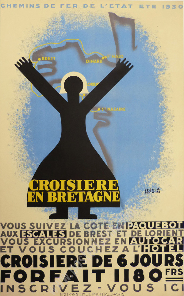 Brittany Travel Poster 1930 – Francis Bernard | Posterissim