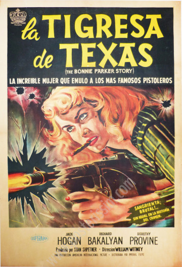 La Tigresa de Texas – Affiche Bonnie Parker | Posterissim