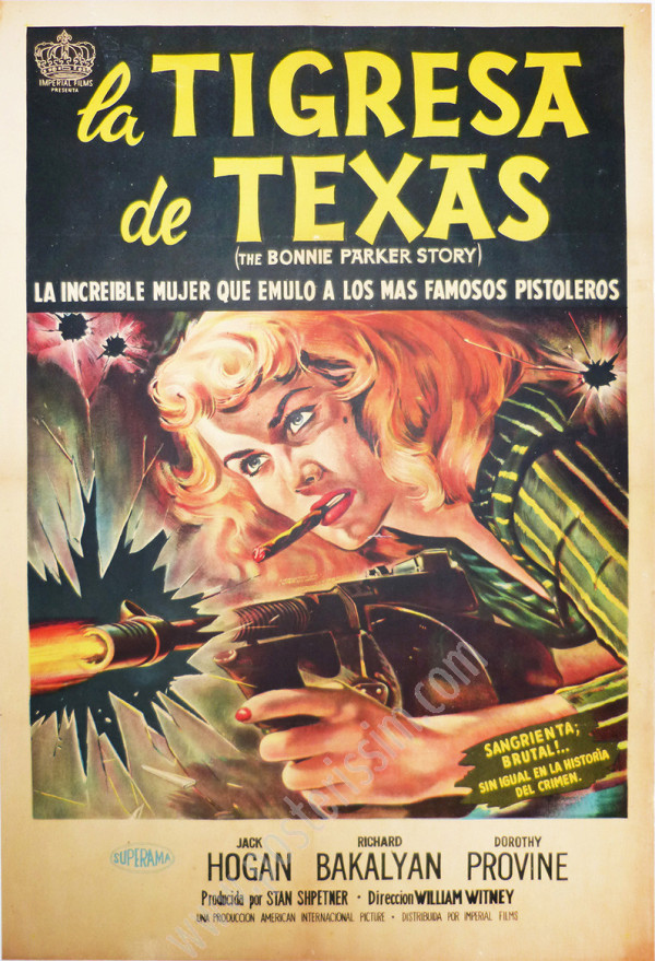 La Tigresa de Texas – Affiche Bonnie Parker | Posterissim