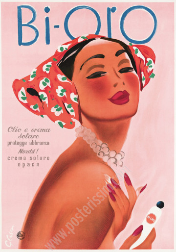 Bi-Oro by Otto Glaser | Original Italian Poster c. 1949