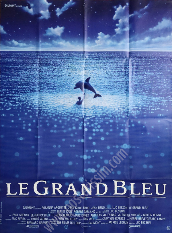 Le Grand Bleu – Affiche originale 120x160 – Luc Besson 1988