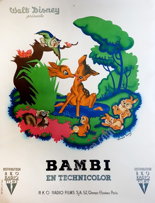 Affiche originale Bambi-posterissim