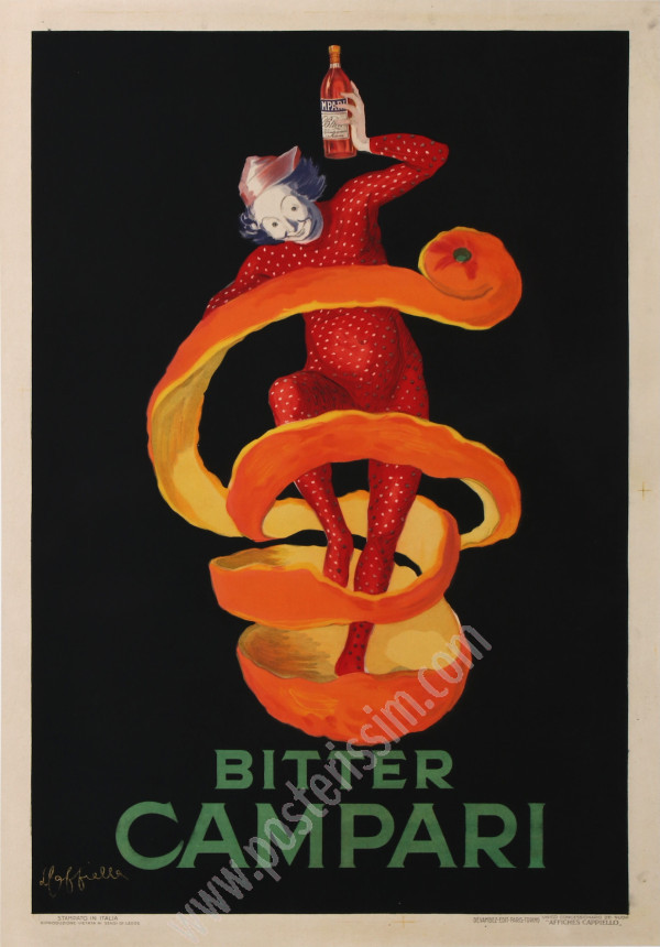 Affiche originale Bitter Campari par Leonetto Cappiello-posterissim