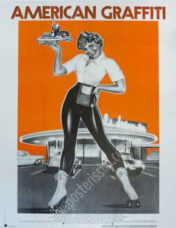 American Graffiti 1973 – Affiche originale David Willardson