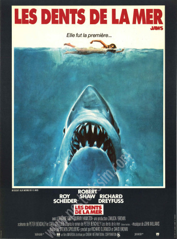 Jaws (1975) | Original French Grande Poster 120 × 160 cm
