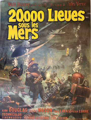 20,000 Leagues Under the Sea French Poster | Posterissim