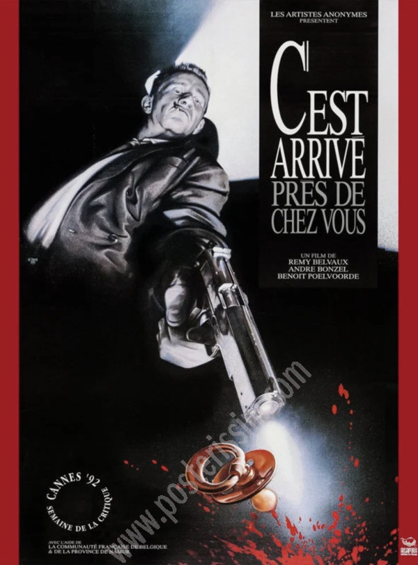 Man Bites Dog Movie Poster 120 × 160 cm | Posterissim