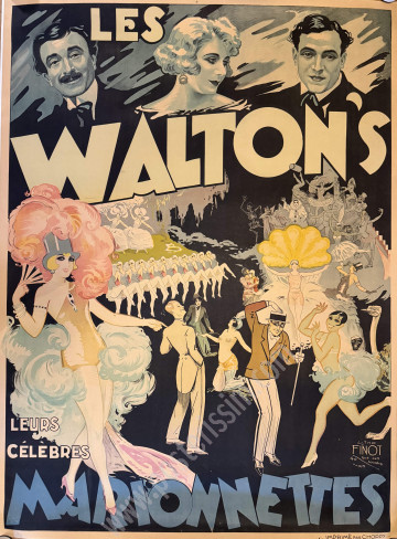 Les Walton’s c.1930 French Theatre Poster | Posterissim