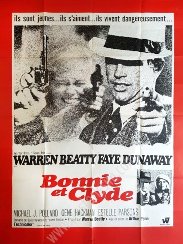 Affiche originale Bonnie Clyde-posterissim