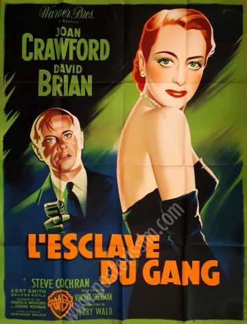 Affiche ancienne originale française de Boris Grinsson pour le film L'Esclave du gang-posterissim