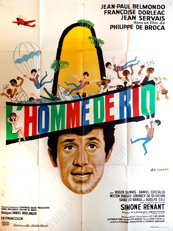 Affiche originale L'Homme de Rio-posterissim