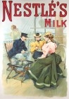 Affiche originale pour le lait nestlé vers 1900-posterissim