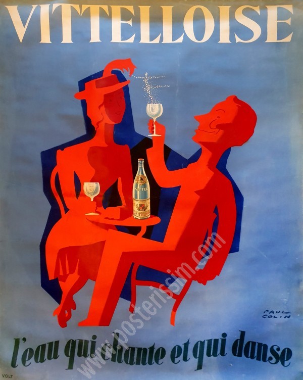 Affiche ancienne originale Vittelloise-posterissim