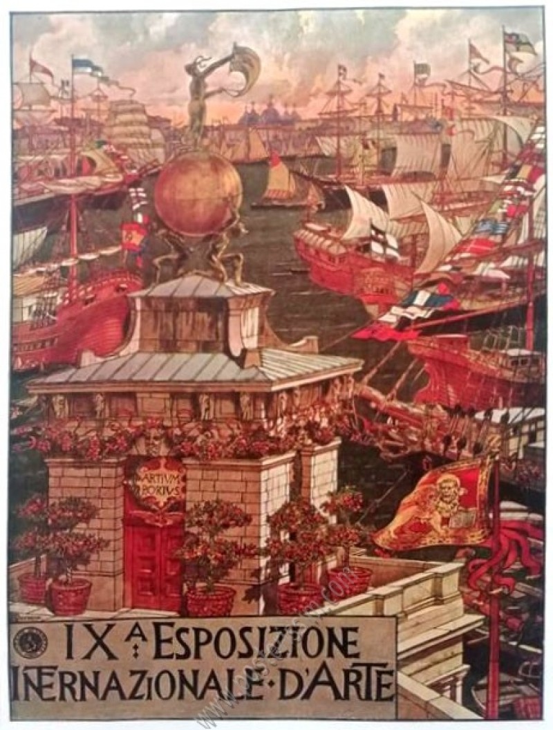 Poster XVIII Display International Art Venice 1932 Biennale