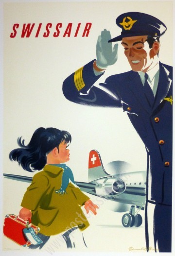 Affiche originale Swissair-posterissim