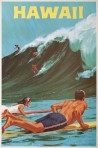Affiche originale Hawaii par Chas Allen vers 1958-posterissim