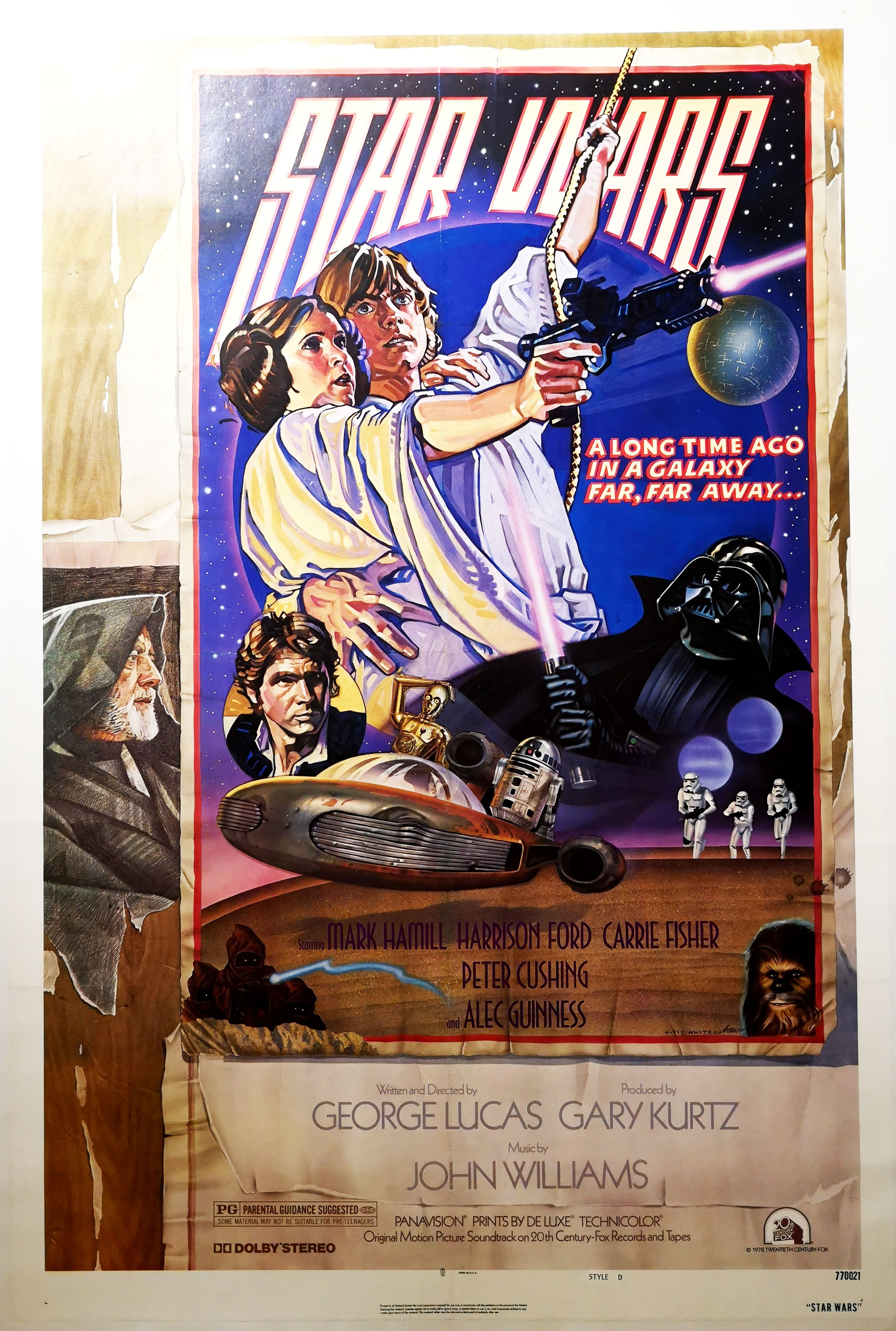 Nationaal volkslied Nodig hebben elegant Original poster Star Wars-posterissim