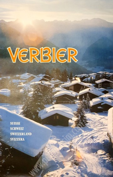 Affiche ancienne originale de Verbier en Suisse-posterissim