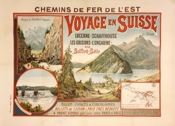 Chemins de fer de l'Est - Voyage en Suisse