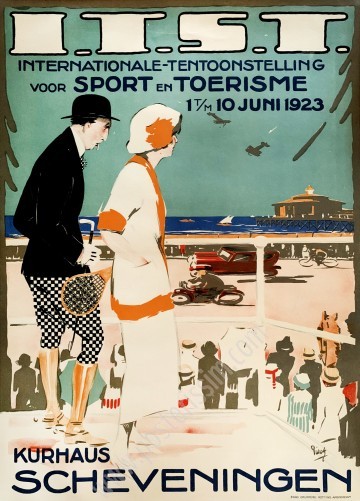 Affiche ancienne originale ITST : Kurhaus, Scheveningen-posterissim