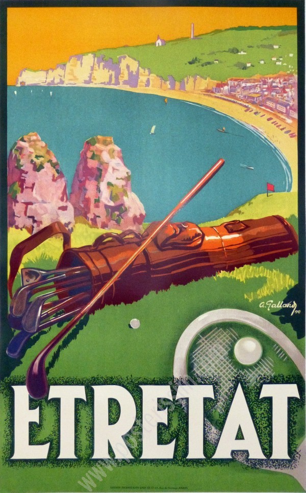 Affiche originale Etretat-posterissim