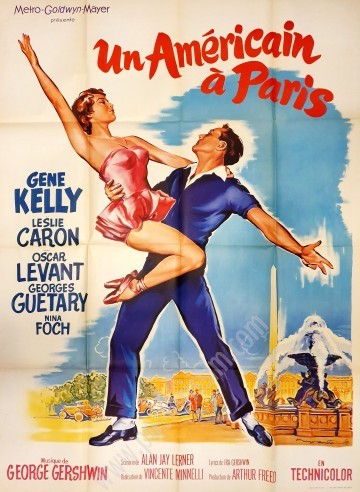 Affiche ancienne française Un Américain à Paris-posterissim