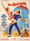 Affiche originale Un Américain à Paris – Cinéma 1951