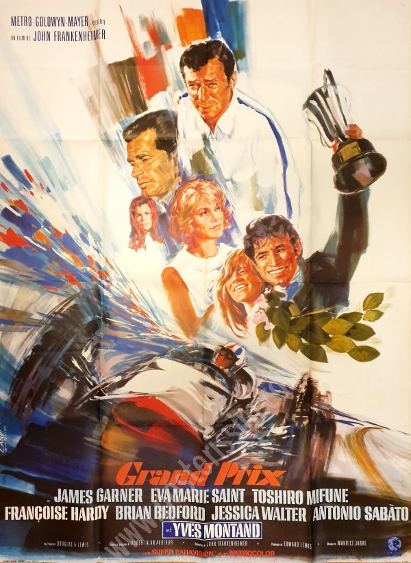 Affiche ancienne française du film Grand Prix-posterissim