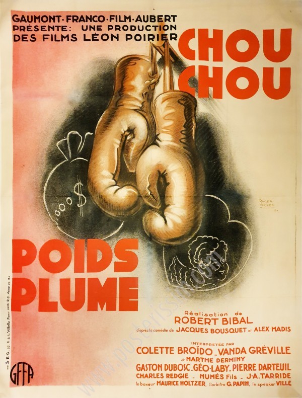 Affiche ancienne originale Chouchou poids plume-posterissim