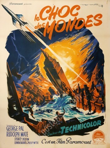 Affiche ancienne originale Le Choc des Mondes-posterissim