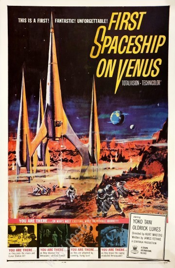 Affiche ancienne originale du film First Spaceship on Venus-posterissim