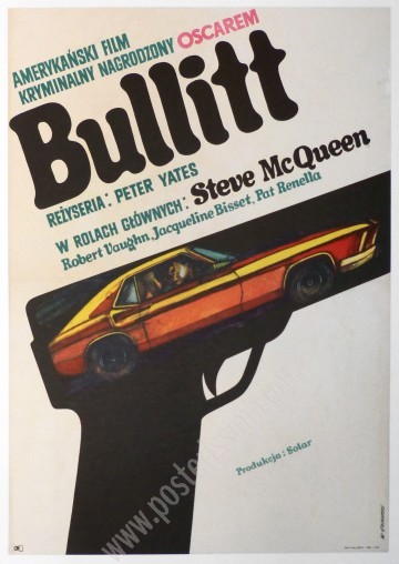 Afiche originale Bullitt Pologne-posterissim