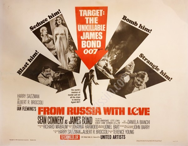 Affiche ancienne originale From Russia with love-posterissim